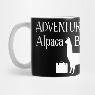 Adventure Alpaca Bag Llama Mug